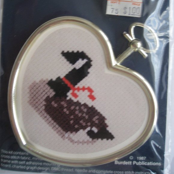 Lot of 5 Vintage 1987 Dale Burdett Framed Country Cross Stitch Kits NEW SEALED - Picture 11 of 12